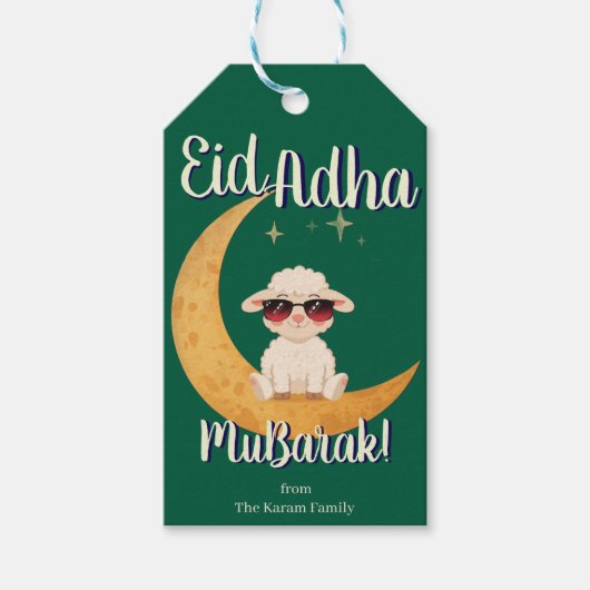 Eid Al Adha Personalized Eid Mubarak Muslim Gift Geschenkanhänger (Vorderseite)