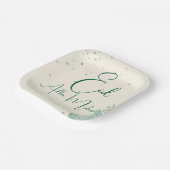 Eid  Al Adha Sage Green Dinner  Pappteller (Gewinkelt)