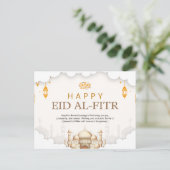 Eid Al-Fitr Celebration Postkarte (Stehend Vorderseite)