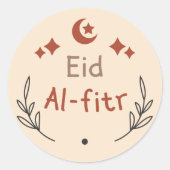 Eid Al Fitr Eid Sticker (Vorderseite)
