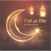 Eid Al-Fitr Mubarak Aufkleber (Vorderseite)