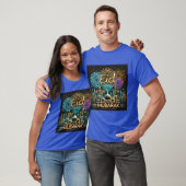 Eid Al Fitr Mubarak Fireworks Celebration T-Shirt (Unisex)