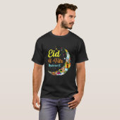 Eid Al-Fitr Mubarak Happy Eid Crescent Moon Eid T-Shirt (Vorne ganz)