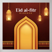 Eid Al-Fitr Mubarak Poster (Vorne)
