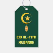 Eid al Fitr Mubarak Ramadan Kareem Moon Star Geschenkanhänger (Vorderseite)