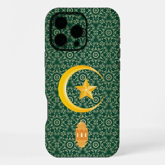 Eid al Fitr Mubarak Ramadan Kareem Moon Star iPhone Hülle (Rückseite)