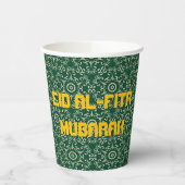 Eid al Fitr Mubarak Ramadan Kareem Moon Star Pappbecher (Links)