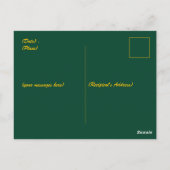 Eid al Fitr Mubarak Ramadan Kareem Moon Star Postkarte (Rückseite)