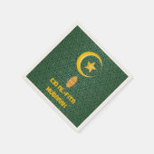 Eid al Fitr Mubarak Ramadan Kareem Moon Star Serviette (Ecke)