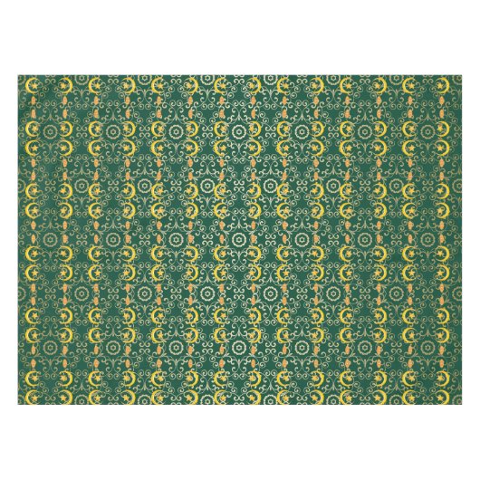 Eid al Fitr Mubarak Ramadan Kareem Moon Star Tischdecke (Vorderseite (Horizontal))