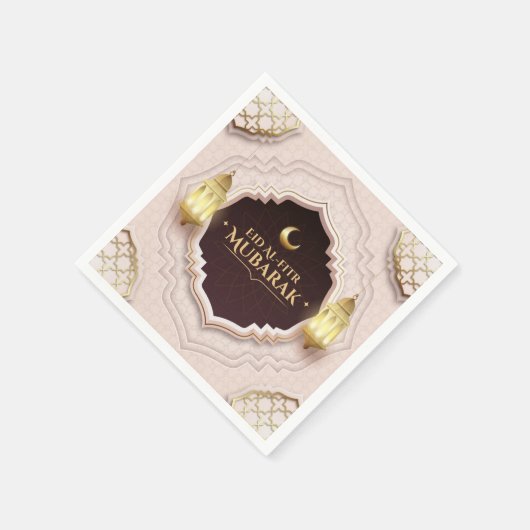 Eid Al-Fitr Mubarak Serviette (Ecke)