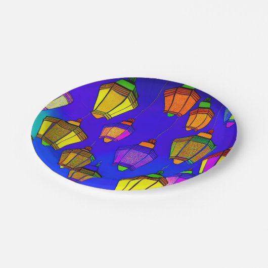 Eid al-Fitr Paper-Teller Pappteller (Schrägansicht)