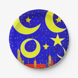 Eid al-Fitr-Papierplatte Pappteller
