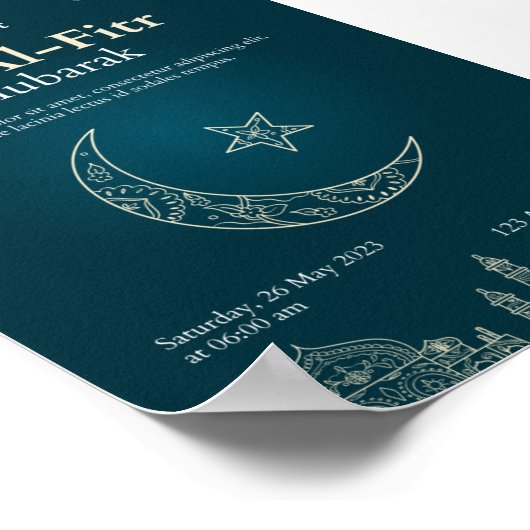 Eid Al-Fitr Poster (Ecke)