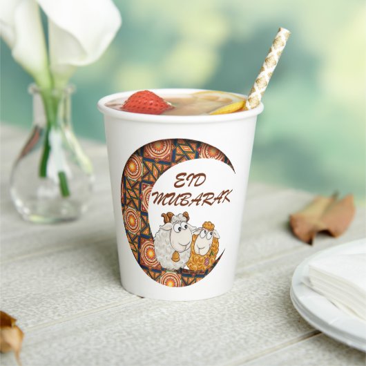 eid aladha mubarak 2023 pappbecher (In Situ)