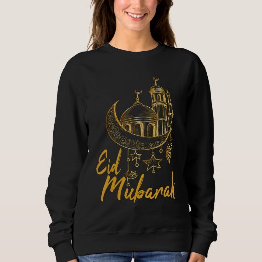 Eid Alfitr Mubarak Eid Mubarak Ramadan Mubarak Kar Sweatshirt (Vorderseite)