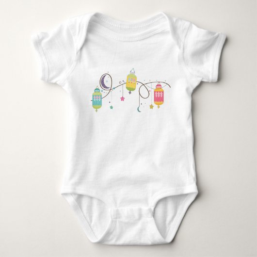 Eid Baby Bodysuit Baby Strampler (Vorderseite)