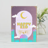 Eid Card Einladung (Stehend Vorderseite)