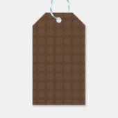 Eid Celebration Gift Tag mit 8 Sternen Muster Geschenkanhänger (Rückseite)