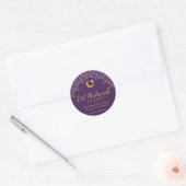 Eid Celebration Sticker Gold Morrocan Muster (Umschlag)
