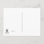 Eid Corporate Postcard - Rot Einladungspostkarte (Rückseite)