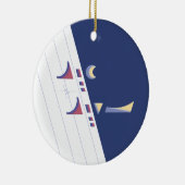 Eid Delight (Mitternacht) Keramik Ornament (Rechts)