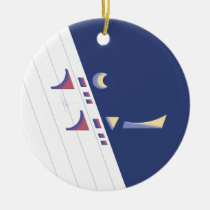 Eid Delight (Mitternacht) Keramik Ornament