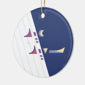 Eid Delight (Mitternacht) Keramik Ornament (Links)