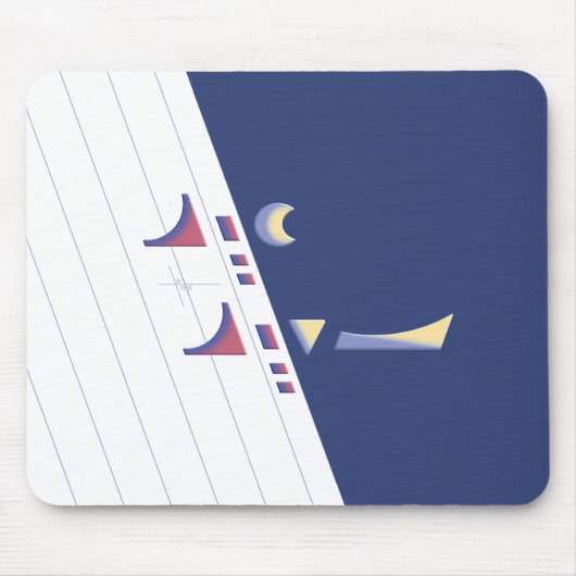 Eid Delight (Mitternacht) Mousepad (Vorne)