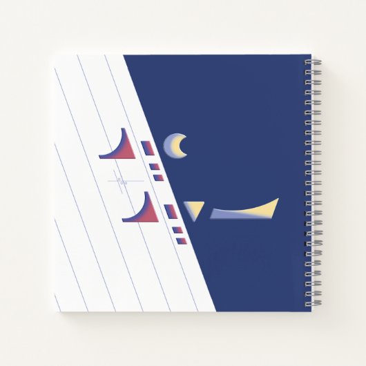 Eid Delight (Mitternacht-Notebook) Notizblock (Rückseite)