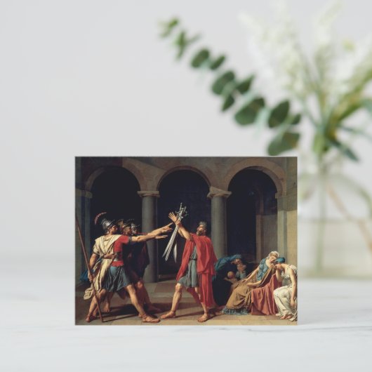 Eid der Horatii Postkarte (Stehend Vorderseite)