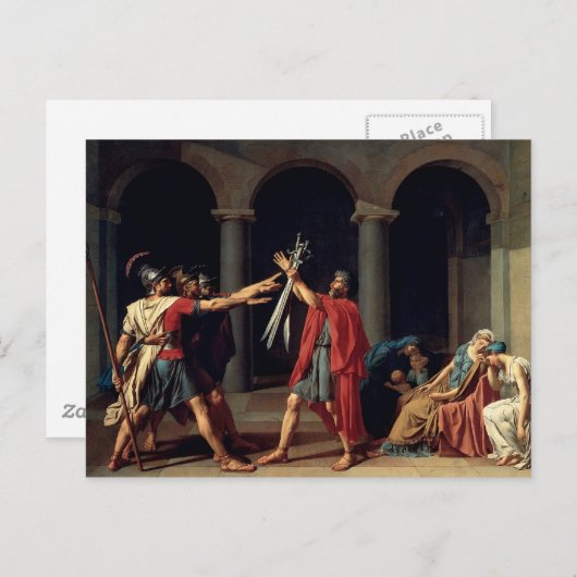 Eid der Horatii Postkarte (Vorne/Hinten)