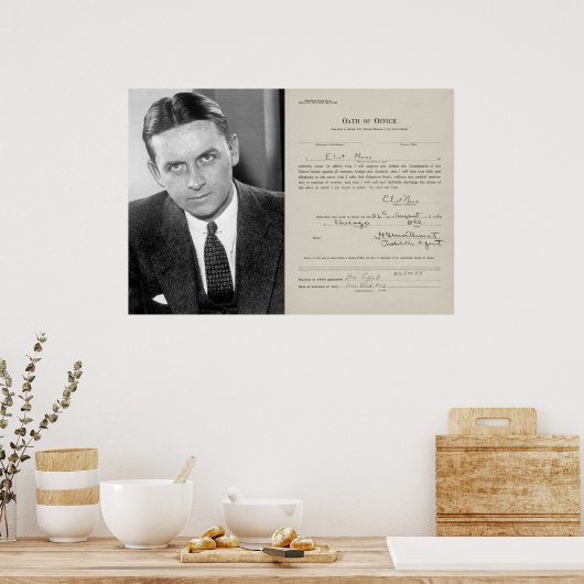 EID DES AMTES - UNTOUCHABLES ELIOT NESS POSTER (Küche)