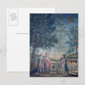 Eid des Königs, der Königin Postkarte (Vorne/Hinten)