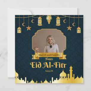 Eid El-fitr-Karte, Segenswünsche mit unserem Eid M Feiertagskarte