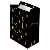 Eid-Geschenktasche Mittlere Geschenktüte (Rückseite Schrägansicht)