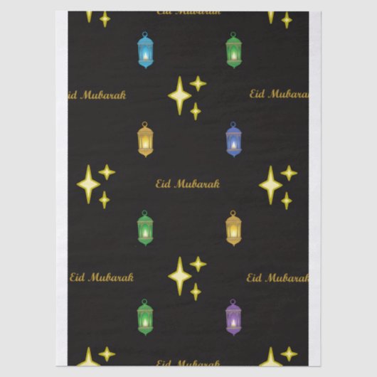 Eid-Geschenktasche Seidenpapier (Vorderseite)