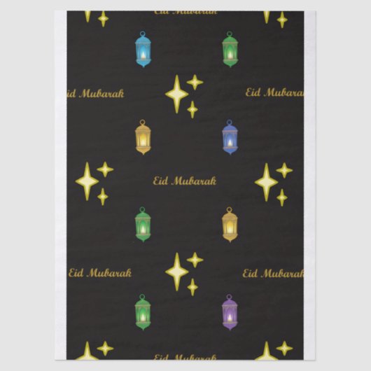 Eid Gift Bag Seidenpapier (Vorderseite)