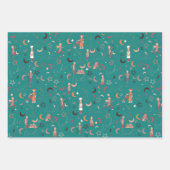 Eid Gift Wrapping Paper Sheets,19" x 29", Set 3 Geschenkpapier Set (Vorderseite 2)