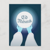 Eid Greetings Postkarte (Vorderseite)