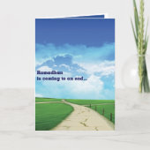 Eid Gruß Feiertagskarte (Vorderseite)