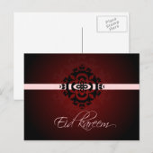 Eid Kareem - Happy Eid Postcard Postkarte (Vorne/Hinten)