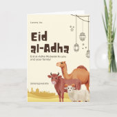 Eid Karte (Vorderseite)