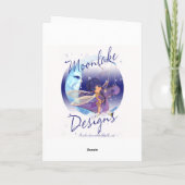 Eid Karte für Schwester, rosa Blumen (Rückseite)