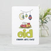 Eid Mamoul No Regrets | Kalorien zählen nicht! Einladung (Stehend Vorderseite)