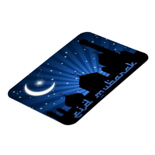 Eid Mosque Blue Night Magnet (Linke Seite)