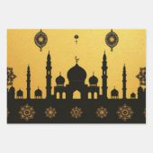 Eid_Mosque_GoldBlack Geschenkpapier Set (Vorderseite)
