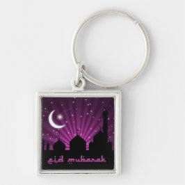 Eid Mosque Lila Night - Schlüsselanhänger