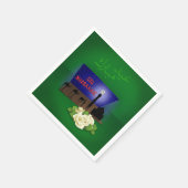 Eid Mubarak 3D Gruß - Paper Napkin Serviette (Ecke)