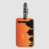 Eid Mubarak Abend Sky Gepäckanhänger (Vorderseite Vertikal)